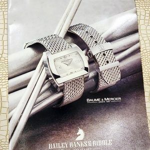 New Unused Bailey Banks & Biddle Wrist Watch Catalog 2003 Baume & Mercier.